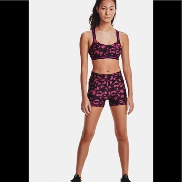 Under Armour Women's HeatGear® Armour Geo Print Shorty - Picture 1 of 14